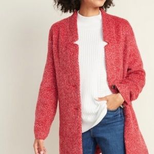 Red and pink accent jacket